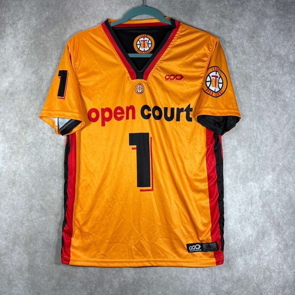 Evolution Team Apparel Basketball Jersey Adult S Orange Open‎ Court Reversible